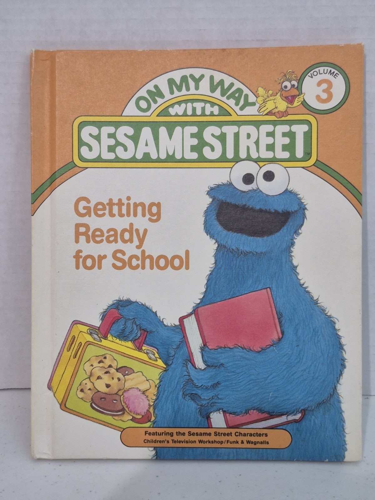 On My Way with Sesame Street Volumes 2 & 3 Vintage Book Set Jim Henson 1989