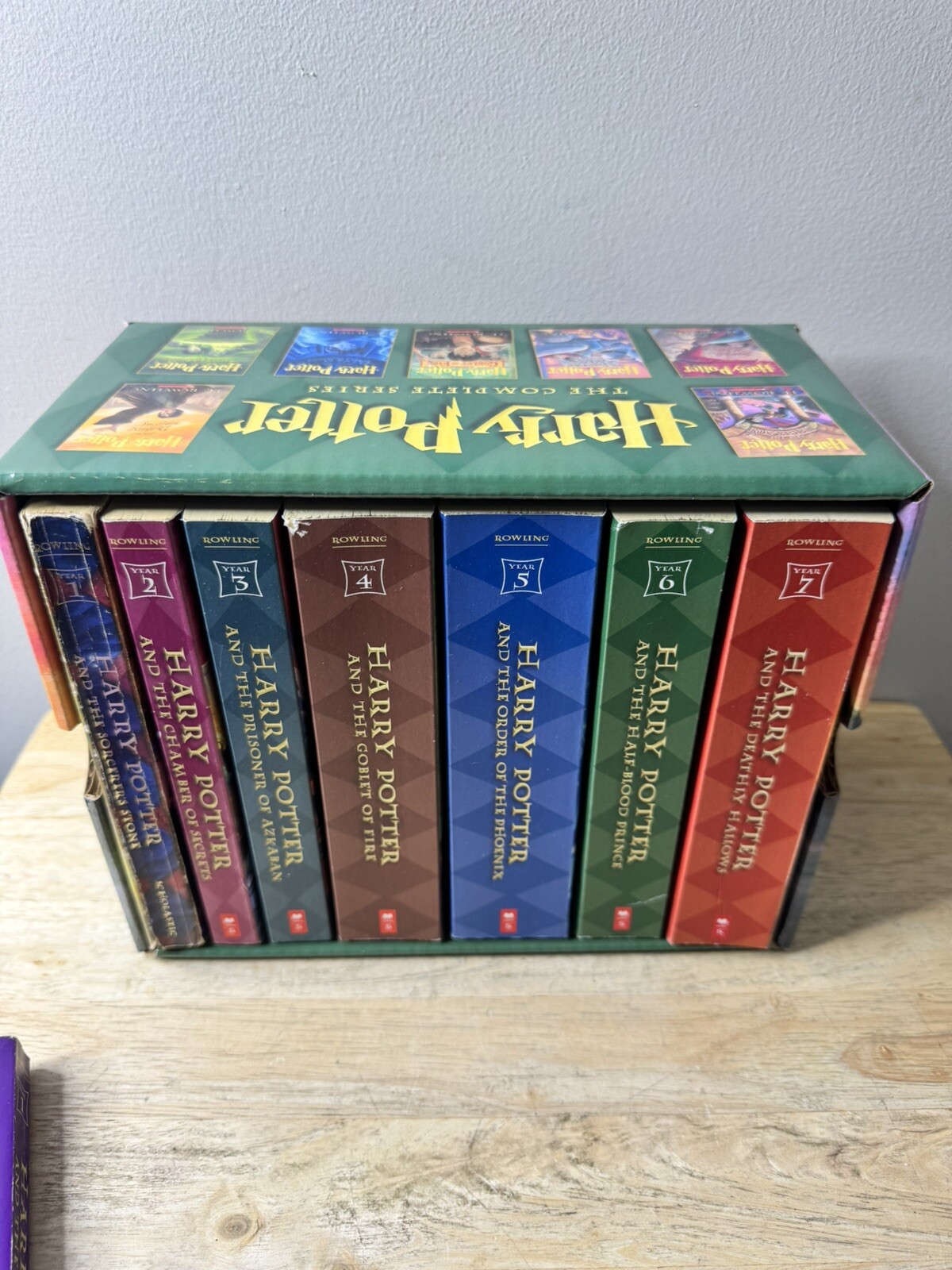 Harry Potter Paperback Boxset #1-7 by J. K. Rowling (2009, Paperback) READ
