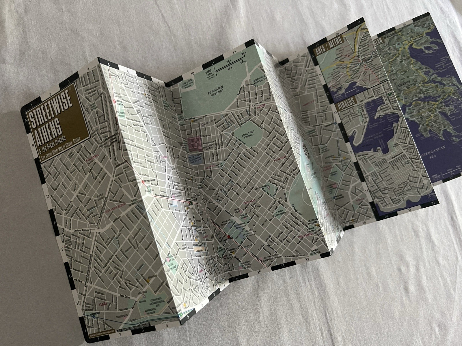 Streetwise Athens by Michelin (2018, Sheet Map, Folded)