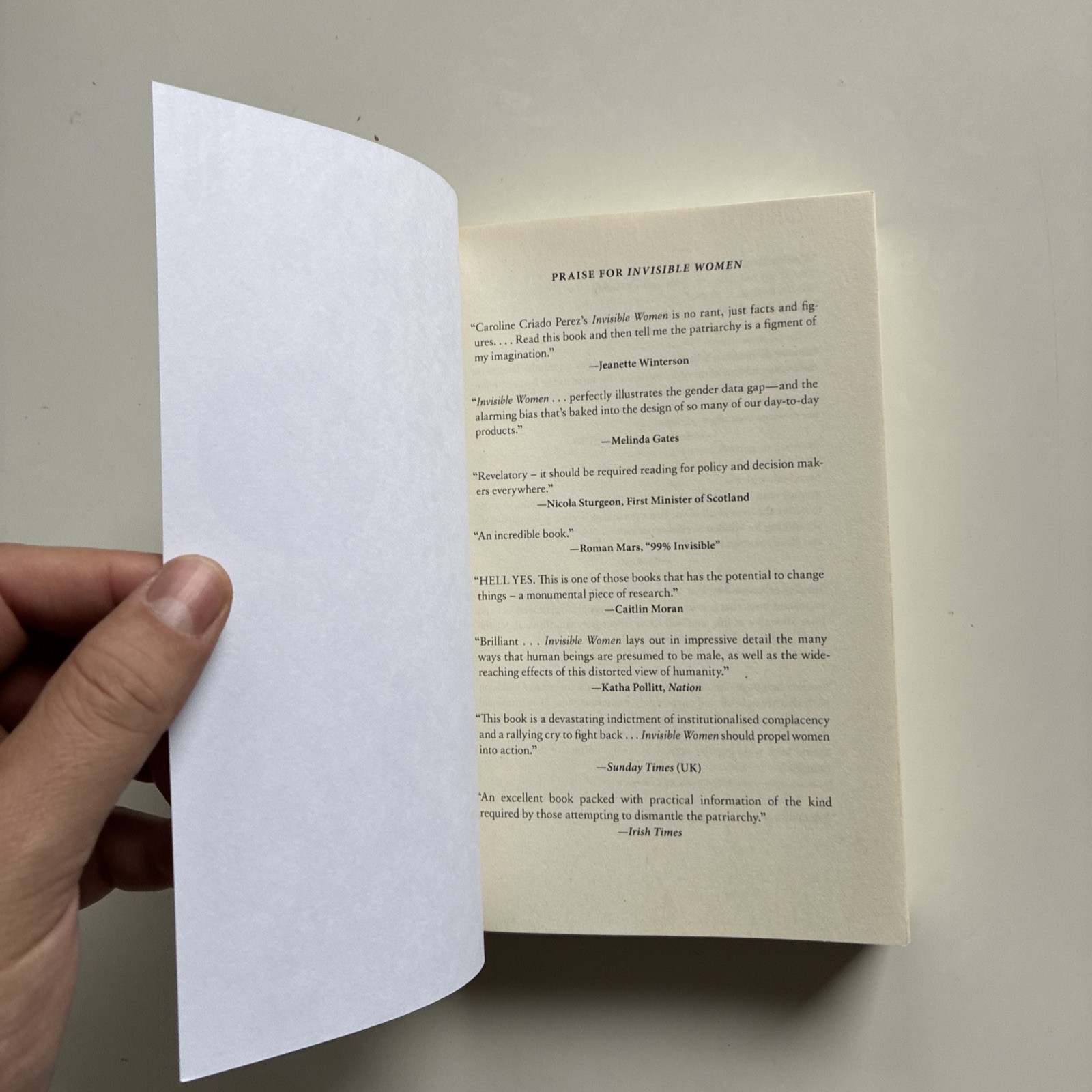 Invisible Women – Data Bias in a World Designed for Men by Caroline Criado Perez