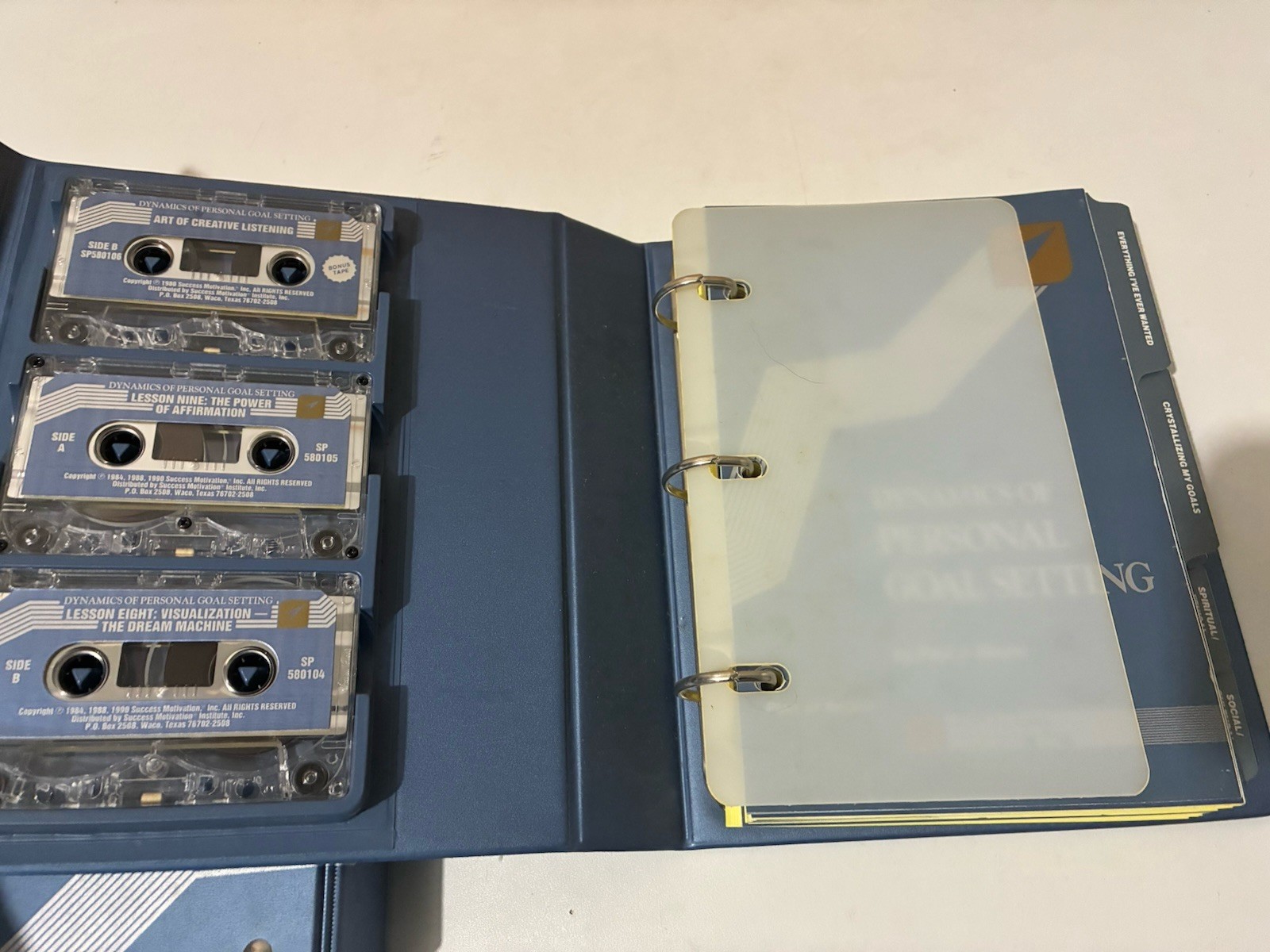1990 Dynamics of Goal Setting – Lesson Manual & Plan of Action – Paul J. Meyer