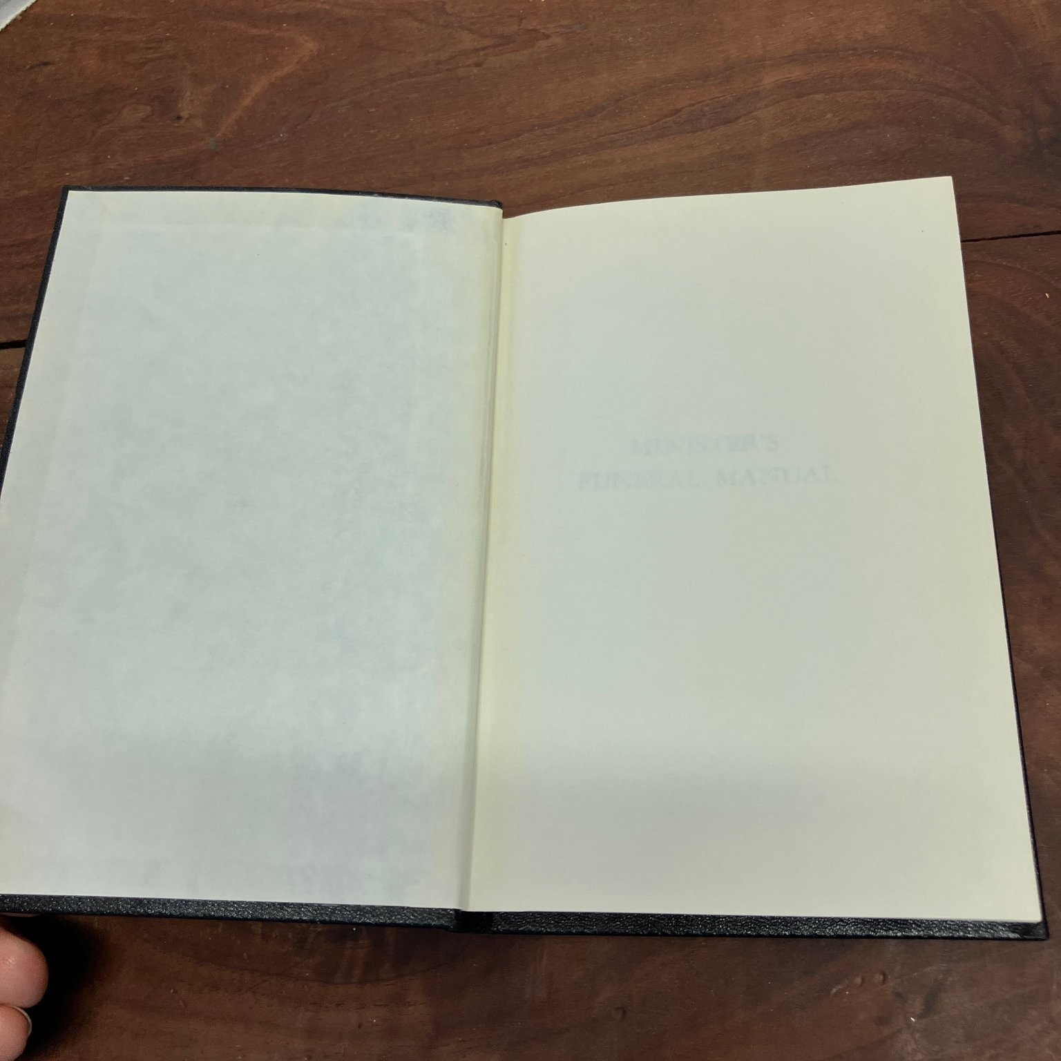 Minister’s Funeral Manual Samuel Ward Hutton 1971 2nd Printing Baker Book
