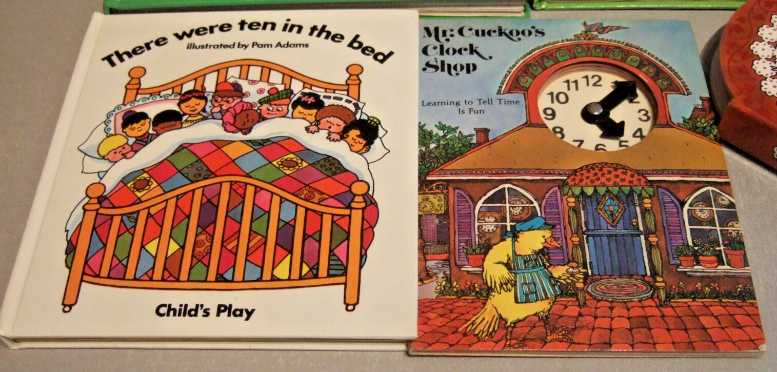 7 CHILDREN’S BOOKS LOVE BUGS, WHOSE HOUSE, AMAZING SENSES, CLOCK SHOP, 10 IN