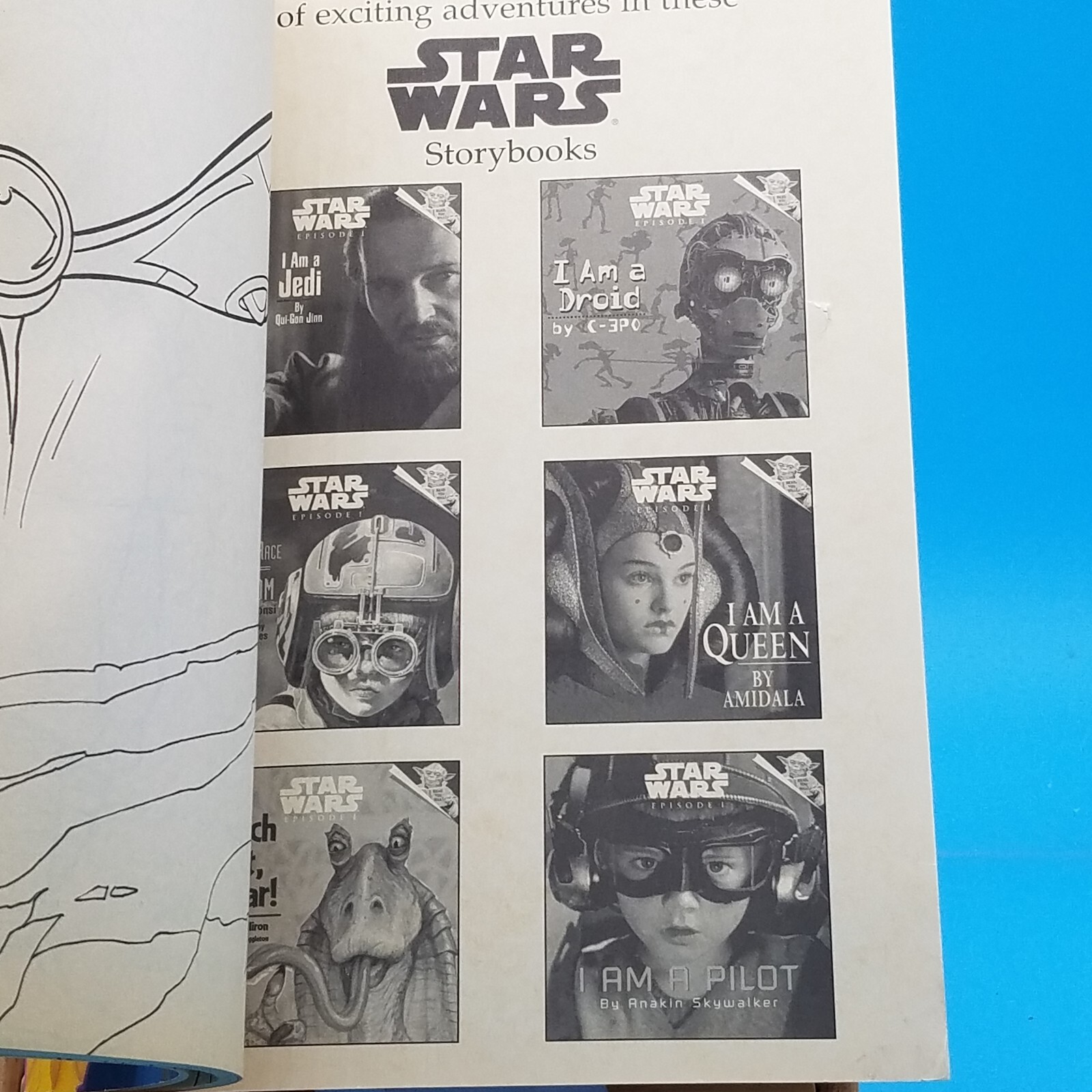 STAR WARS: Queen Amidala’s Royal Coloring & Storybook 2000 Episode 1 – 40 Pages
