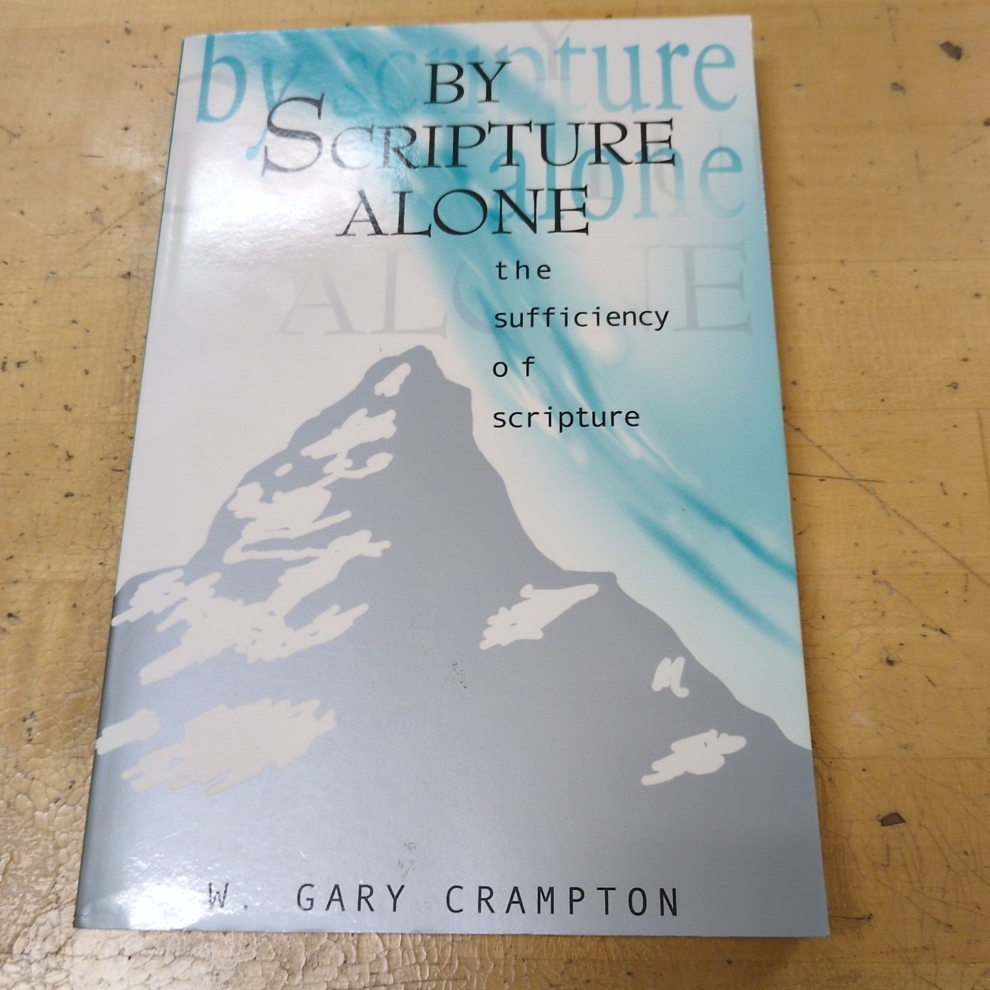 By Scripture Alone by W Gary Crampton Paperback The Sufficiency of Scripture