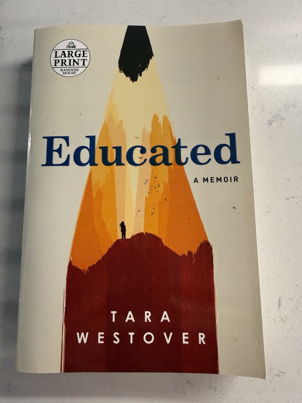 NEW Educated A Memoir Tara Westover Paperback Random House Paper Large Print