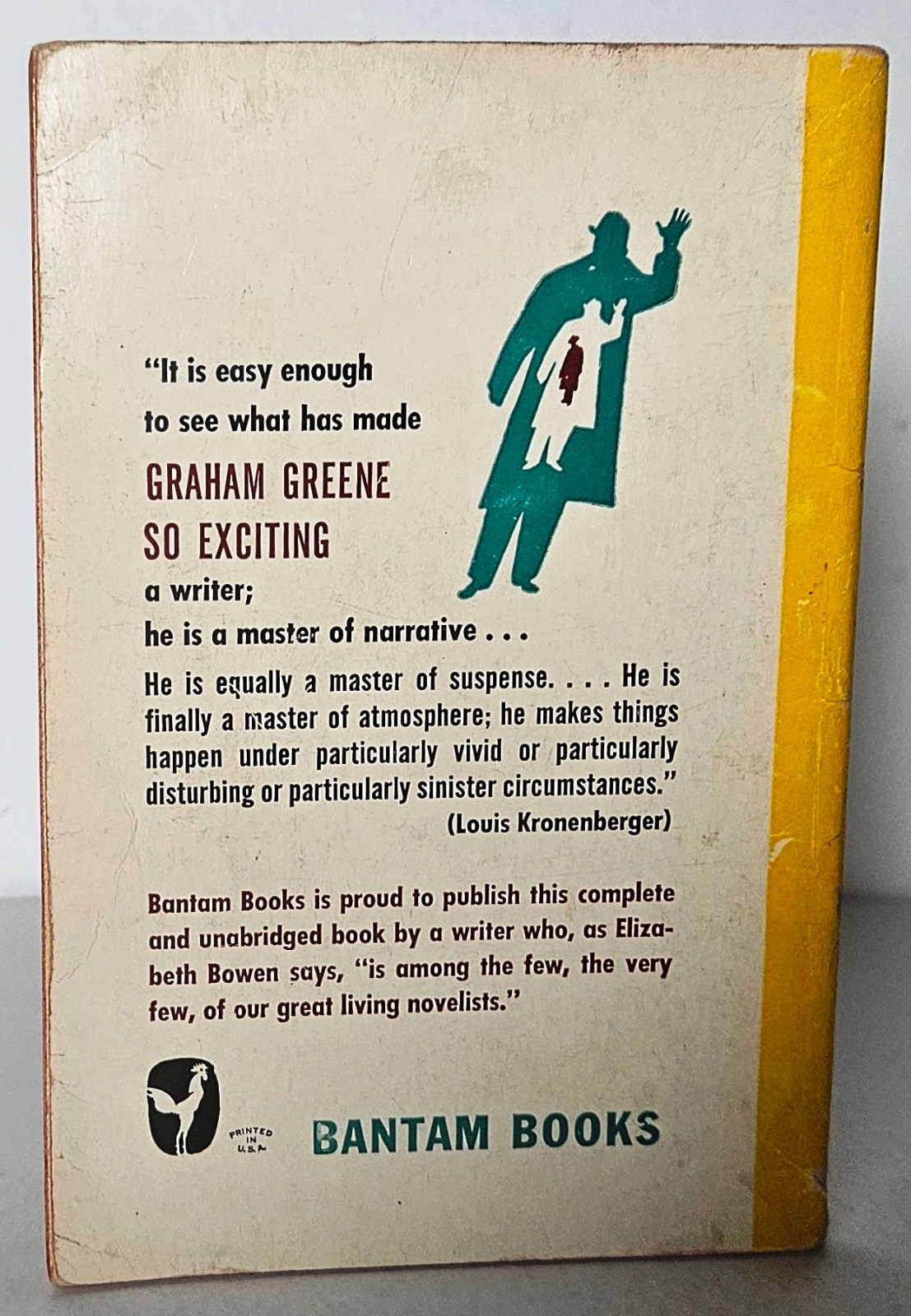 The 3rd Man by Graham Greene, 1st Bantam edition 1950 Orson Wells Movie Tie-In