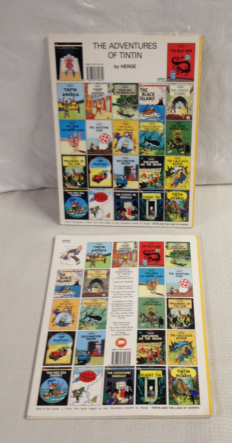 Lot of 2 PB – Tin Tin – Shooting Star & Land of Black Gold – Herge