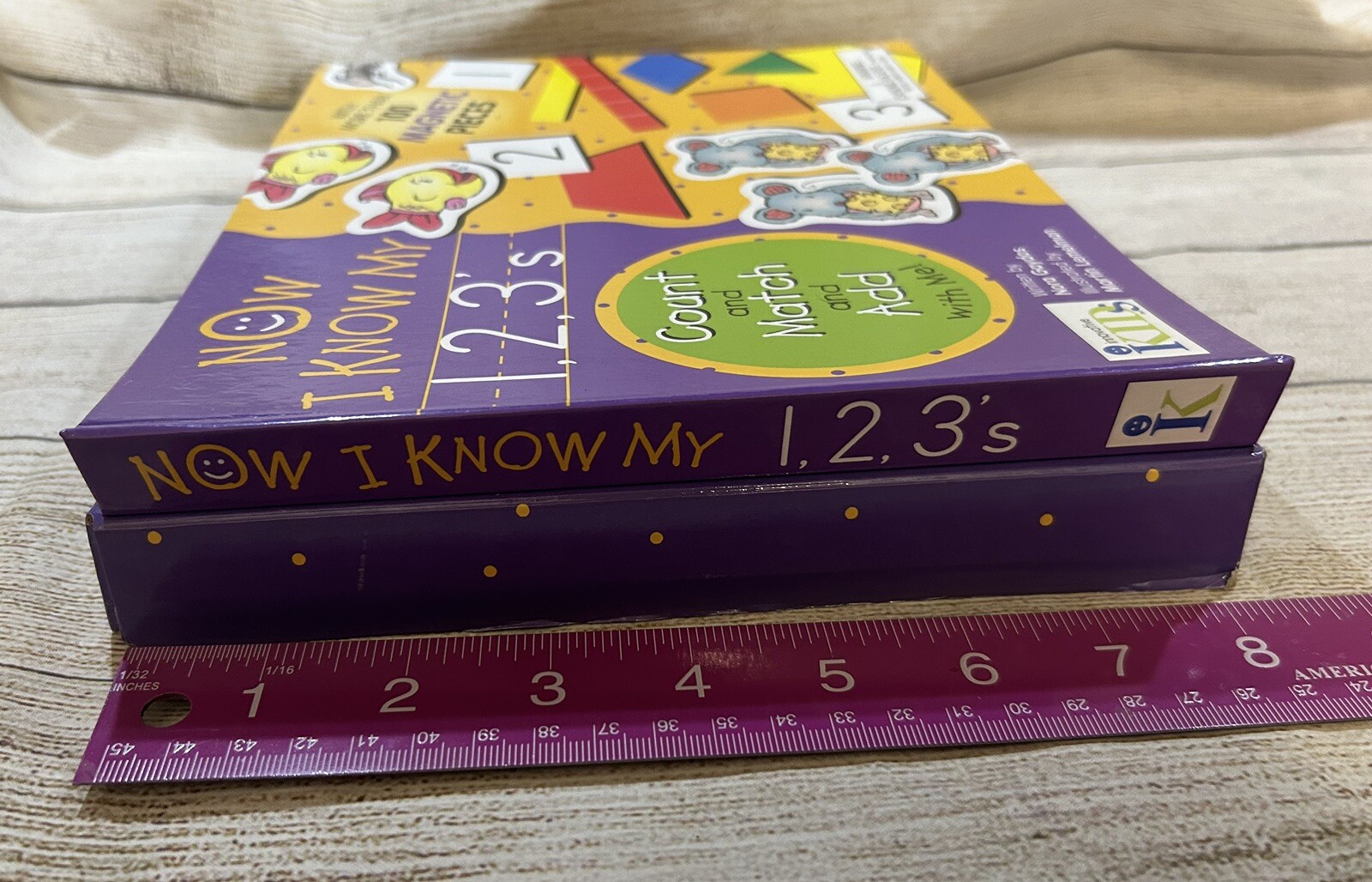 Now I Know My 1,2,3’s Spiral Bound Count Match Add Workbook Set Nora Gaydos TbB7