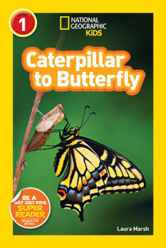 National Geographic Readers: Caterpillar to Butterfly – Paperback – GOOD