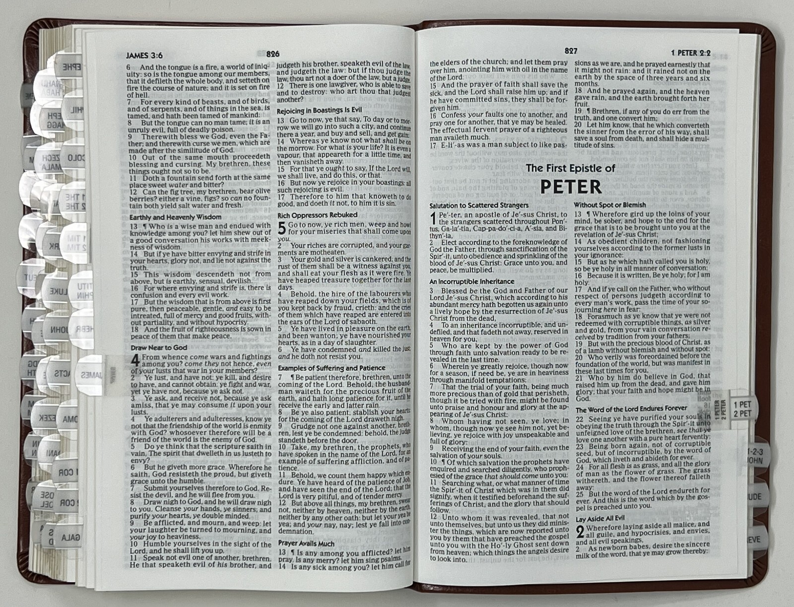 The Holy Bible: KJV: Red Letter Ed. – 2012 Leather SC Pub. by Worthy Publishing