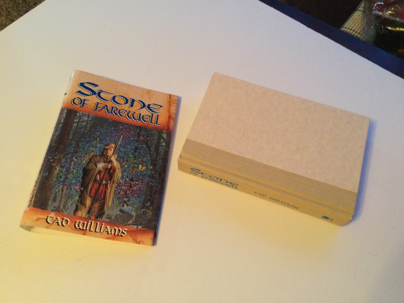 Tad Williams STONE OF FAREWELL**TRUE** 1st Edition Hardcover