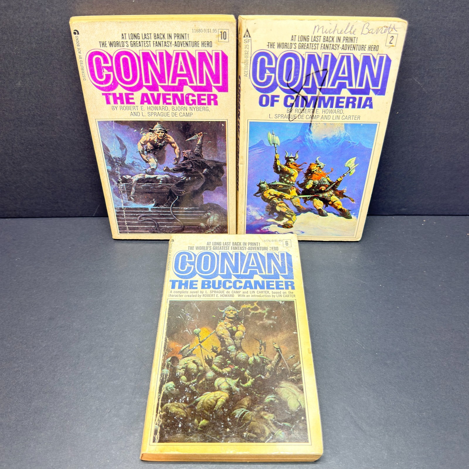 CONAN Lot of 10: Cimmeria, Wanderer,Buccaneer,Avenger,Usurper,Raider,Magnificent