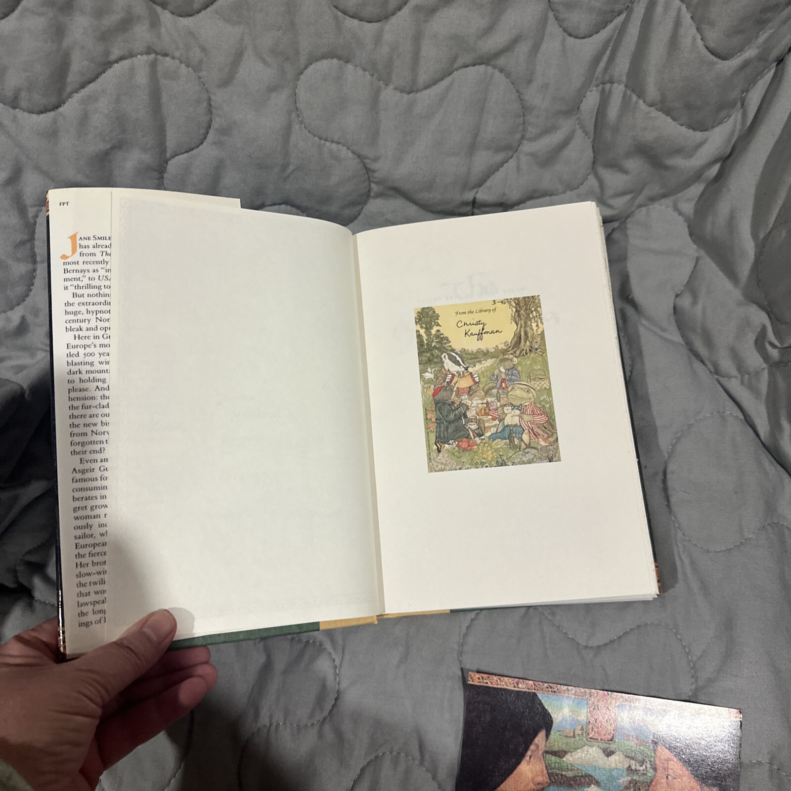 THE GREENLANDERS by Jane Smiley 1988 HC/DJ ~ 1st Edit 1st Print +Postcard