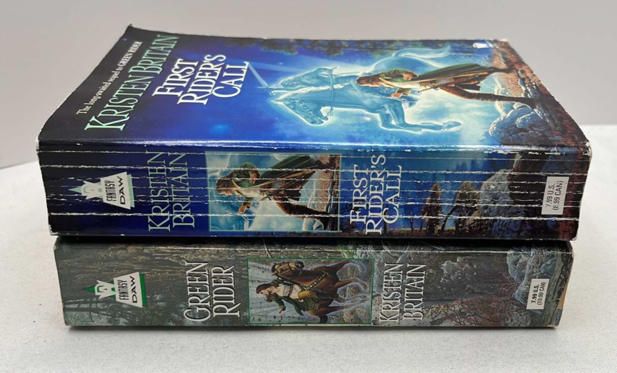 Kristen Britain Fantasy Green Rider and First Rider’s Call Book Lot 2 PB Books