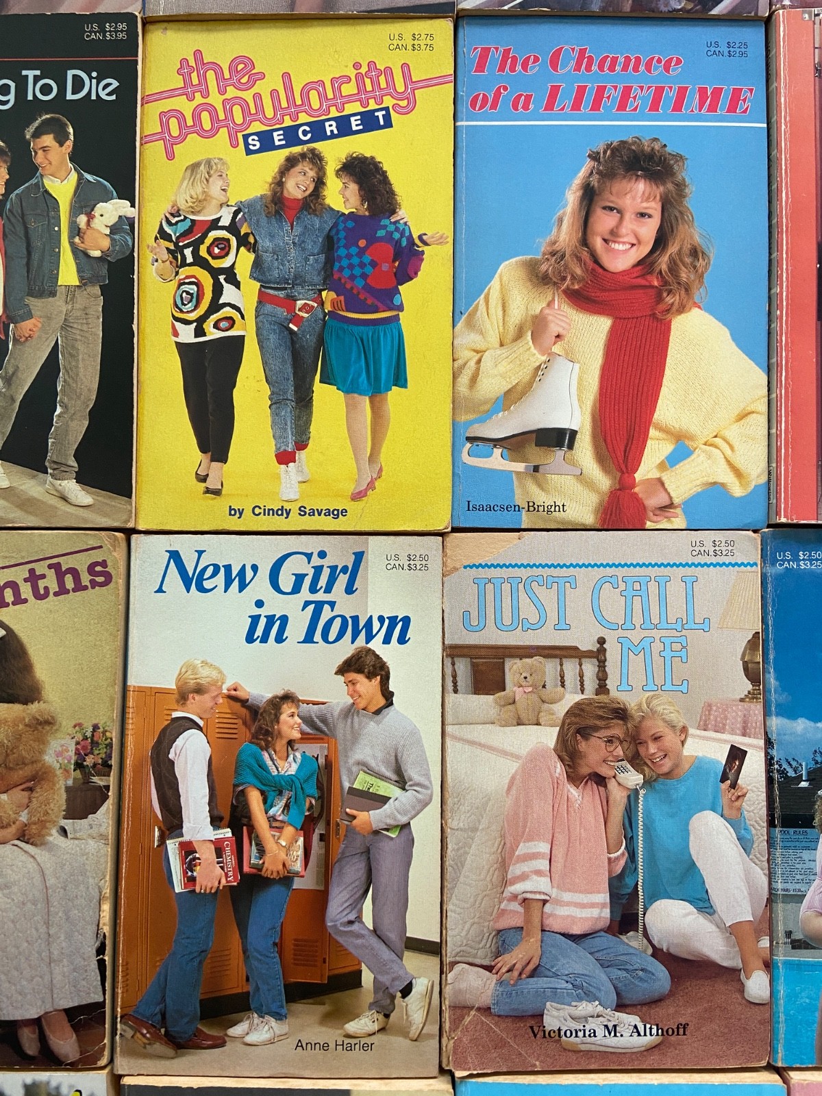 25 Vintage 1980s Teen Paperbacks – Peak Mall Hair & Teen Drama!
