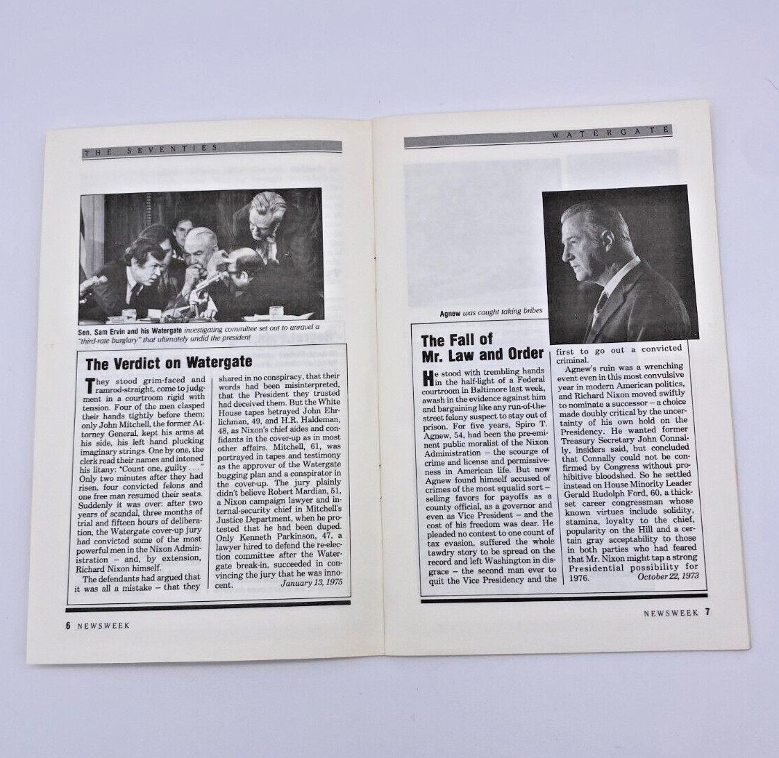 Newsweek Decade Booklets 1940’s 1950’s 1960’s 1970’s Paperback Vintage Books-A3