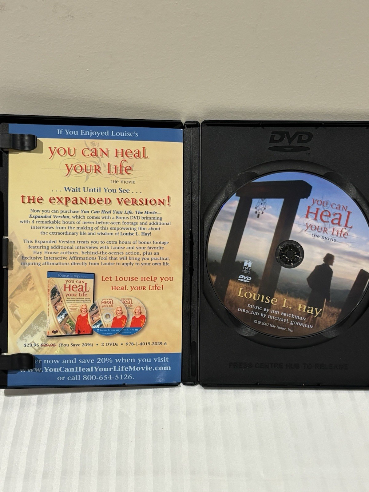 You Can Heal Your Life – DVD By Louise L. Hay Complete And Tested