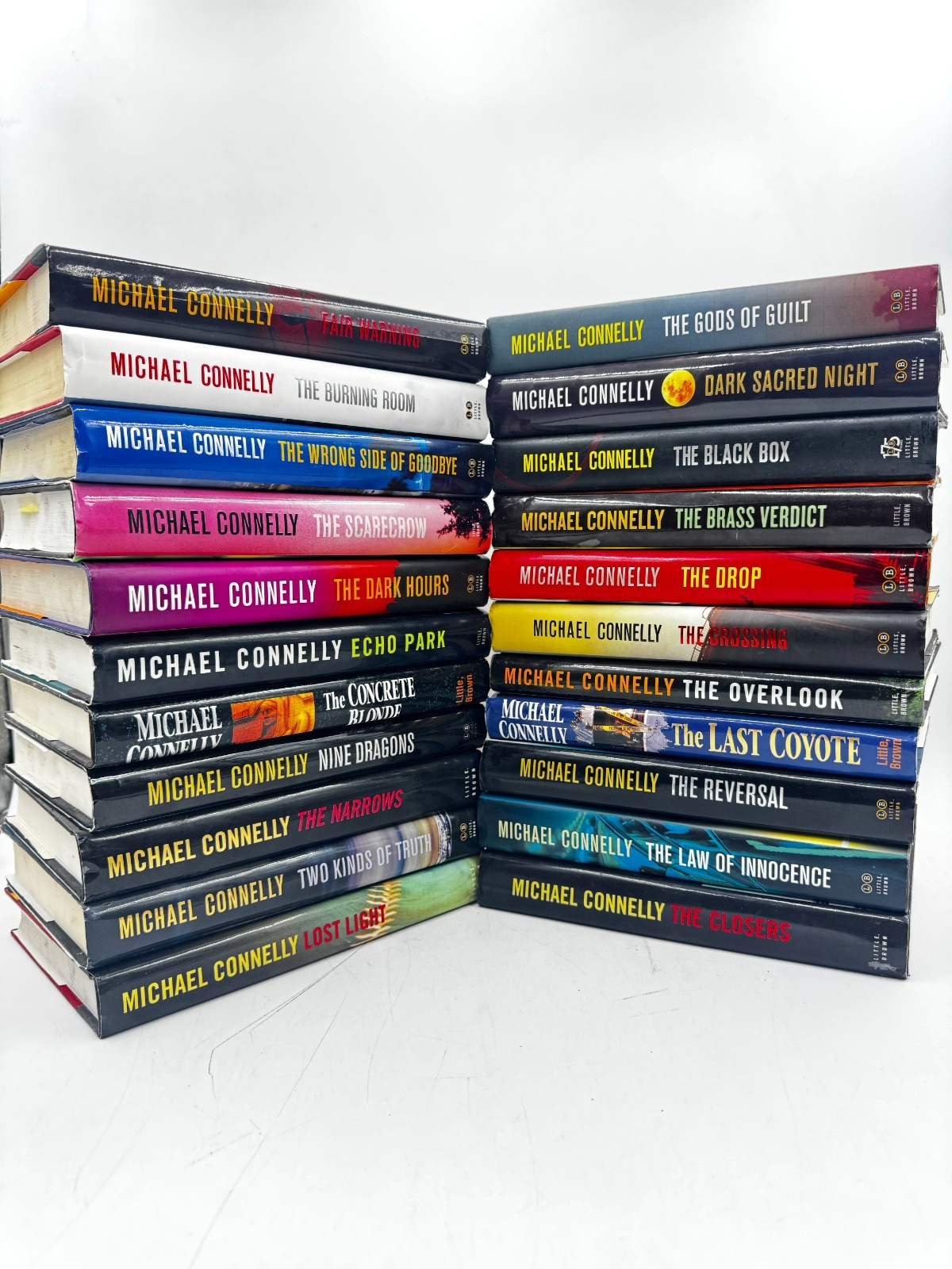 Lot of 10 Michael Connelly Crime Thriller Mystery Hardcovers Mixed Titles VG