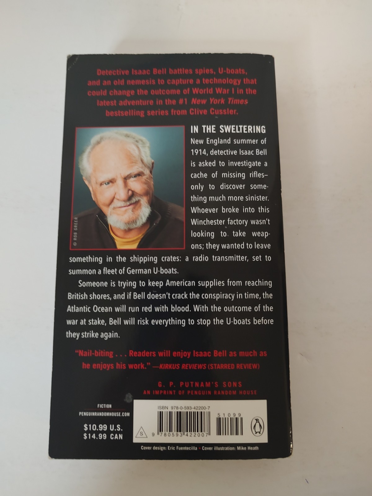 Clive Cussler the Sea Wolves by Jack Du Brul (2023, Us-Tall Rack Paperback)