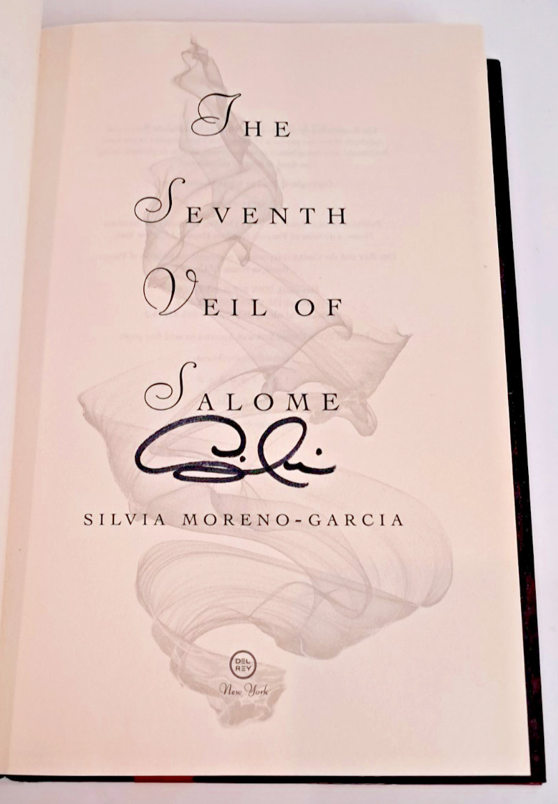 ‚SIGNED‘ The Seventh Veil of Salome by Silvia Moreno-Garcia – 1st Printing SHELF