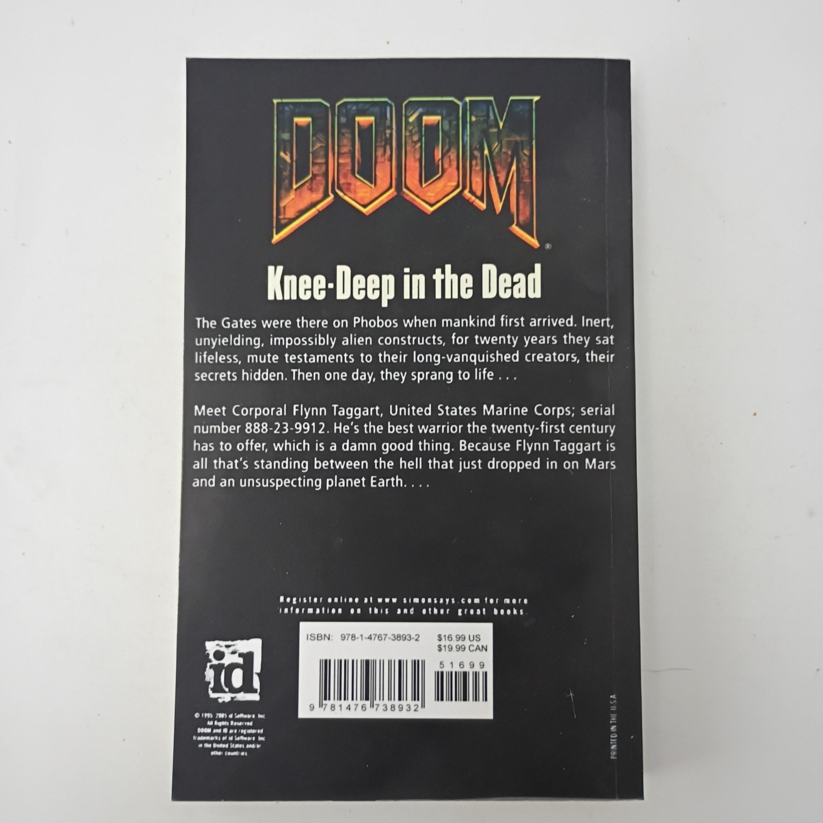DOOM Paperback – Knee-Deep in the Dead – Pocket Star Books
