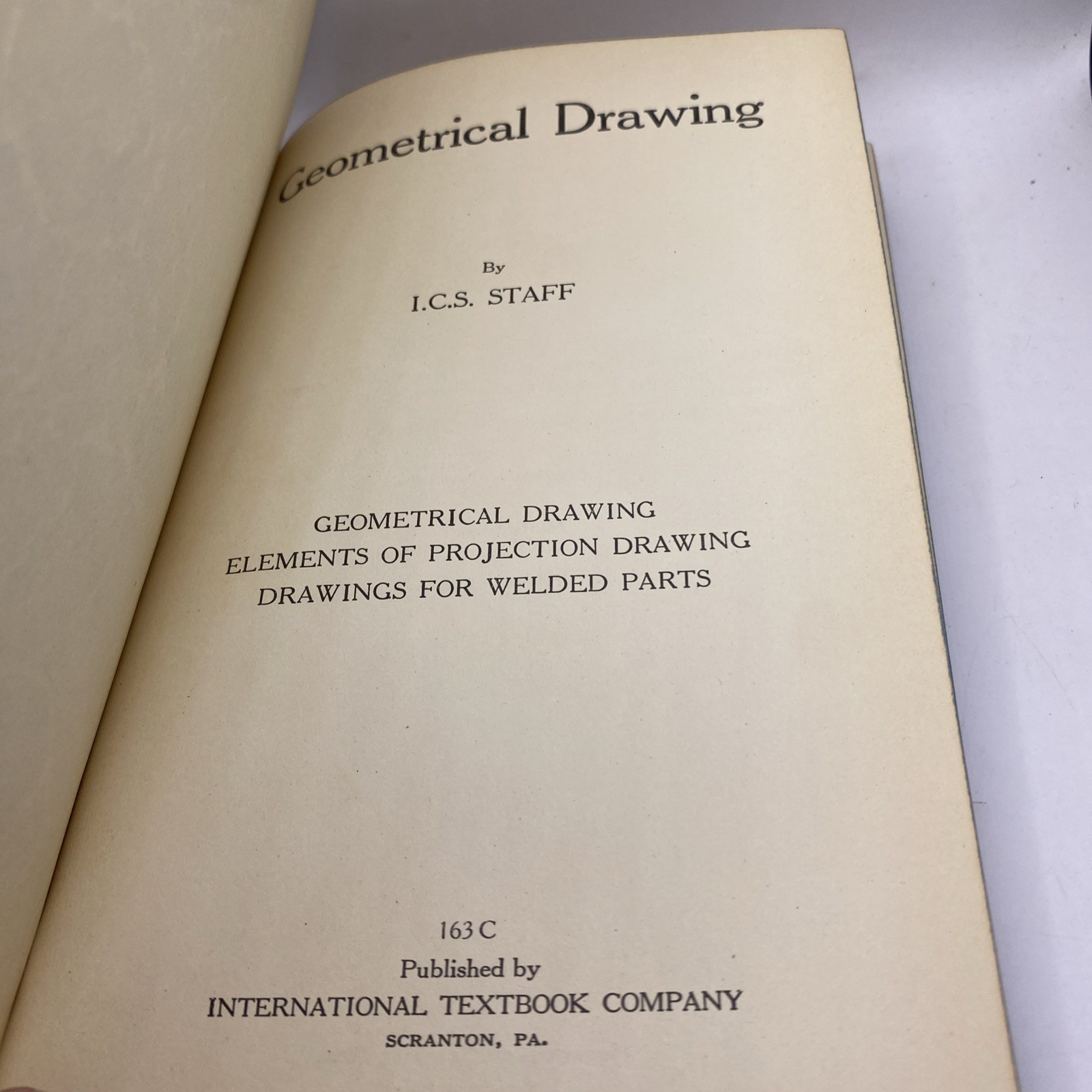 Mechanical Drawing Geometrical Drawing Trigonometry Slide Rule Logarithms 1935