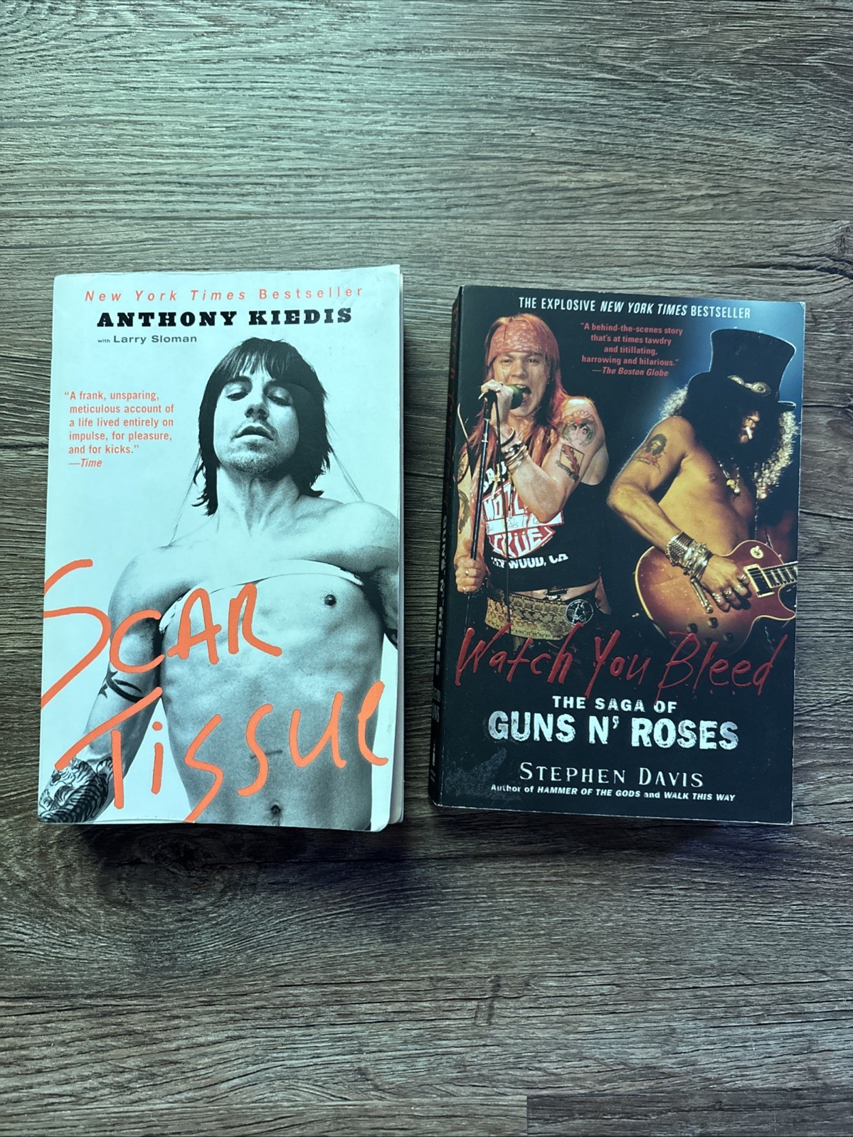 Watch You Bleed Guns N‘ Roses & Scar Tissue Anthony Kiedis – Softcover Lot