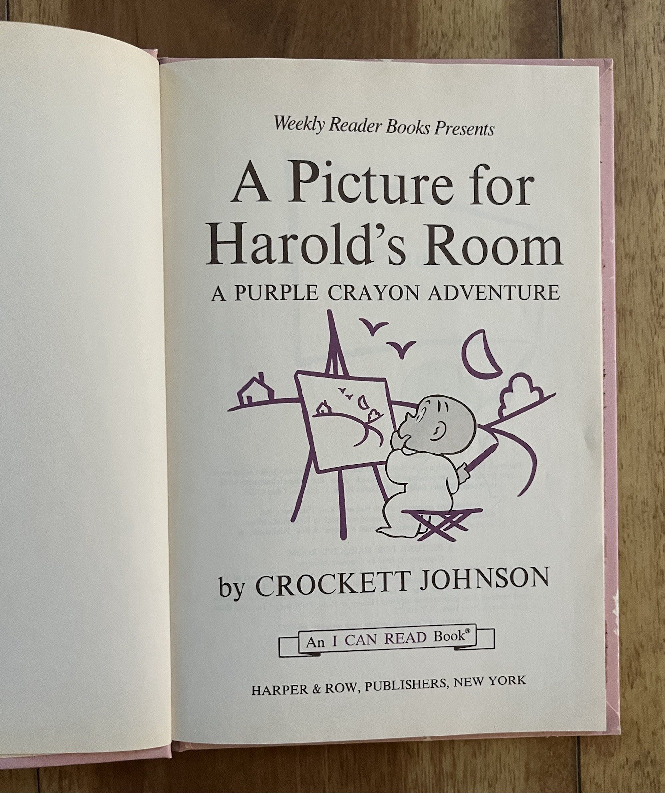 VTG Lot of 3 – Picture for Harold’s Room/Hattie Rabbit/Clara & the Bookwagon