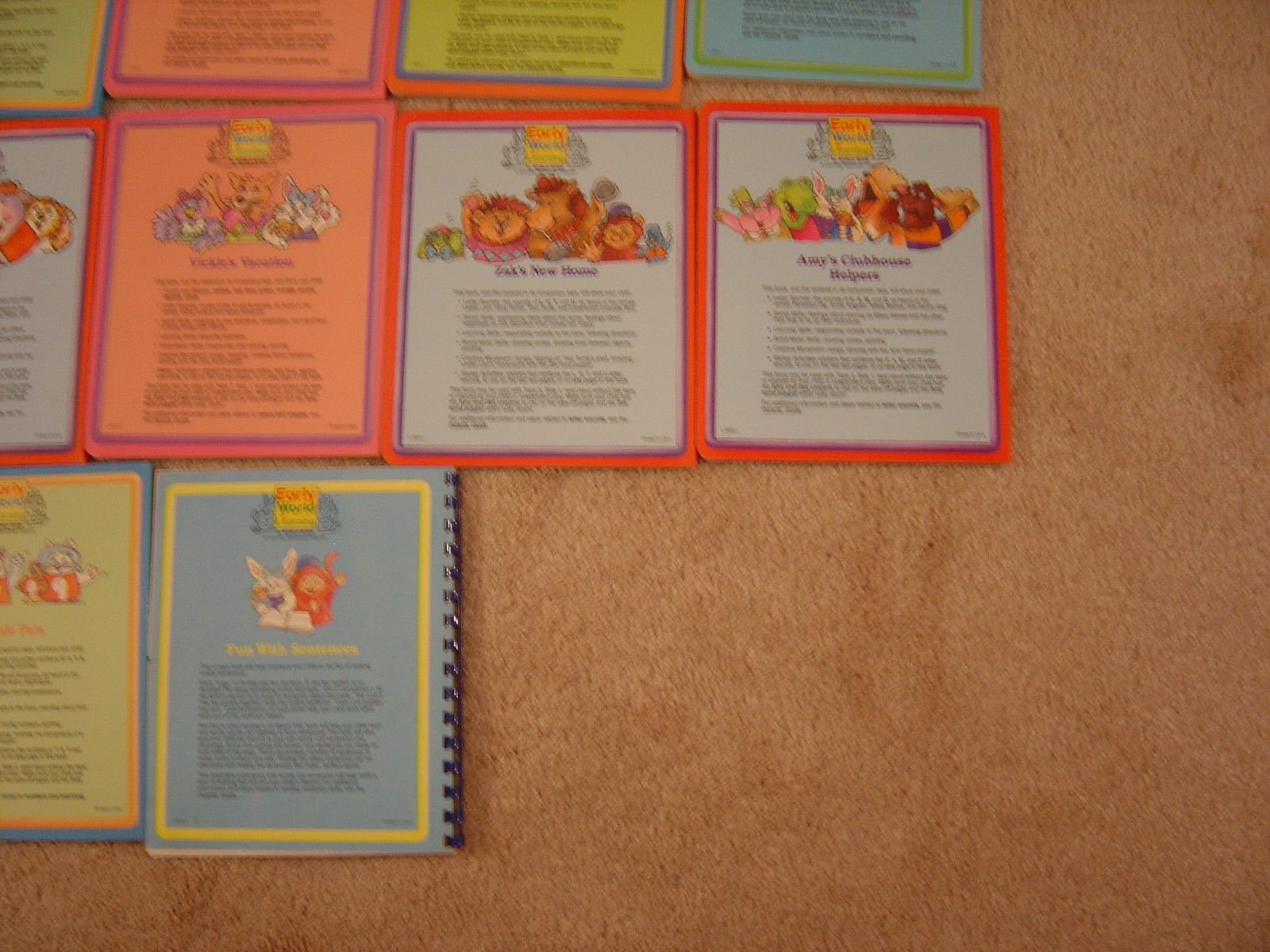 Lot of 21 Early World Of Learning Books by World Book