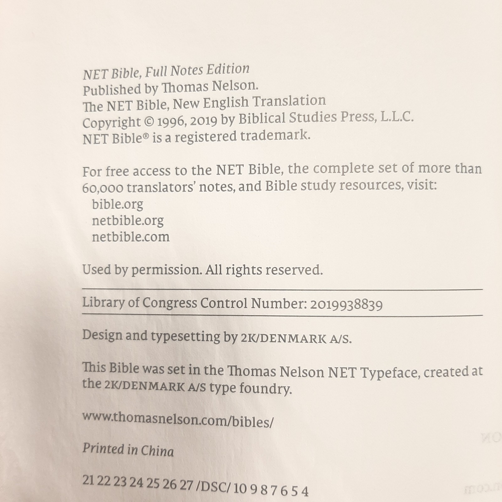 NET Bible Full-Notes Edition Leathersoft Teal New English Nice
