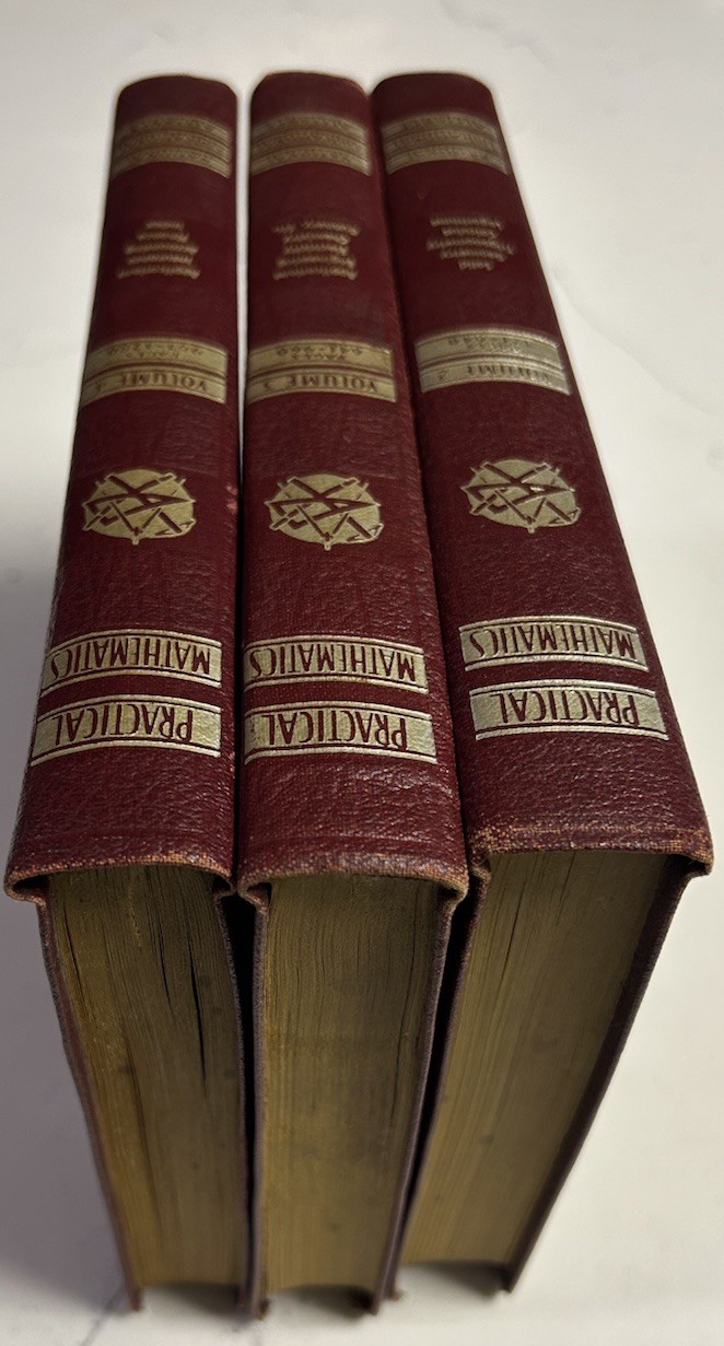 Practical Mathematics 1945 National Educational Alliance Kimball Books VOL 2-4