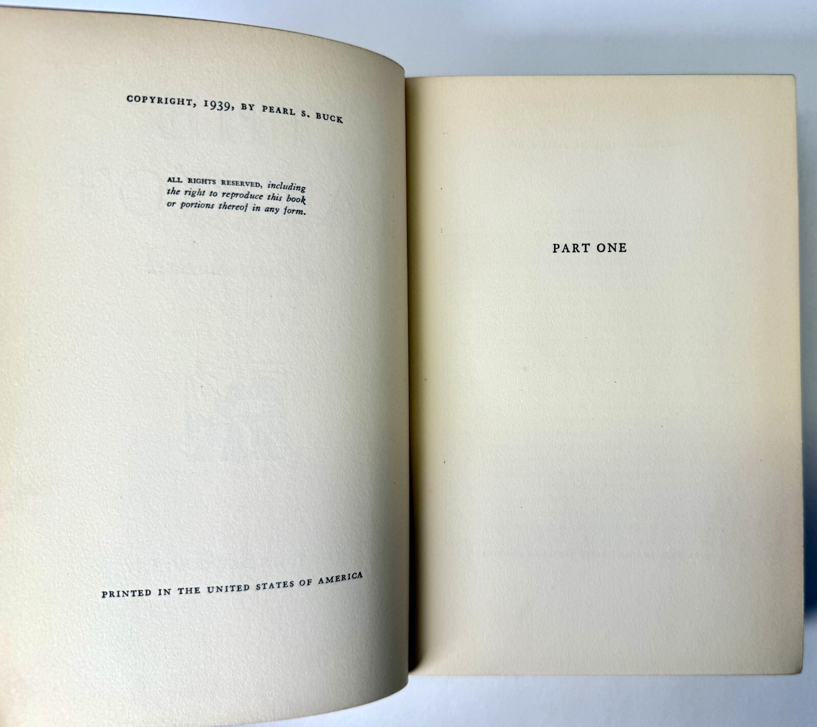 The Patriot by Pearl S. Buck, 1939, 1st edition, 1st printing, Hardcover