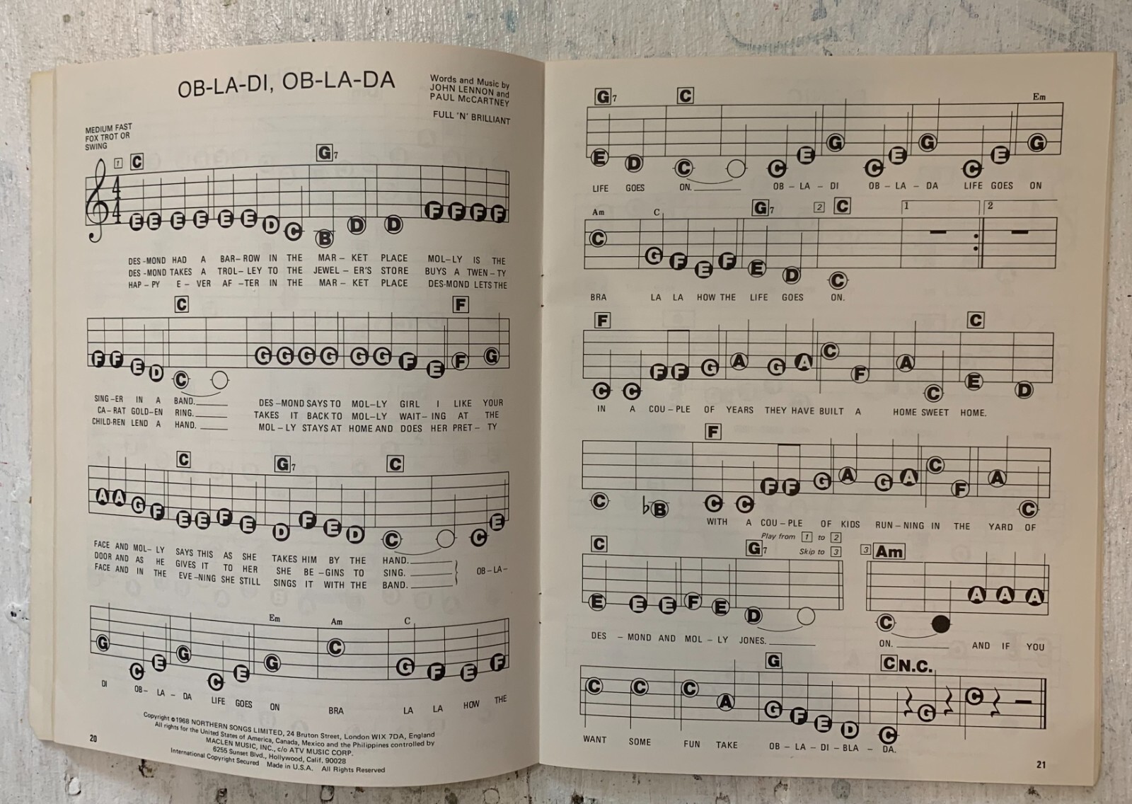 Musical Scrapbook, #16 Easy To Play Speed Music, Vintage Booklette, 1978