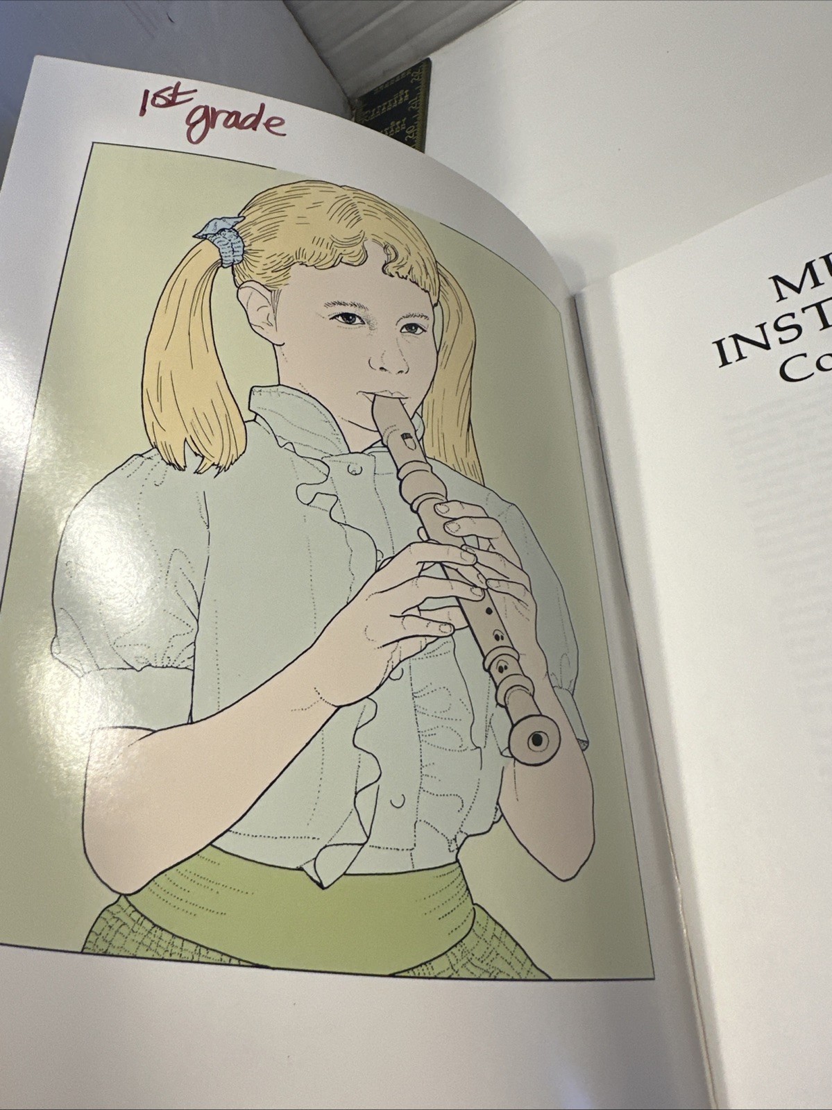 Dover Coloring Book Musical Instruments Ellen J. McHenry Paperback