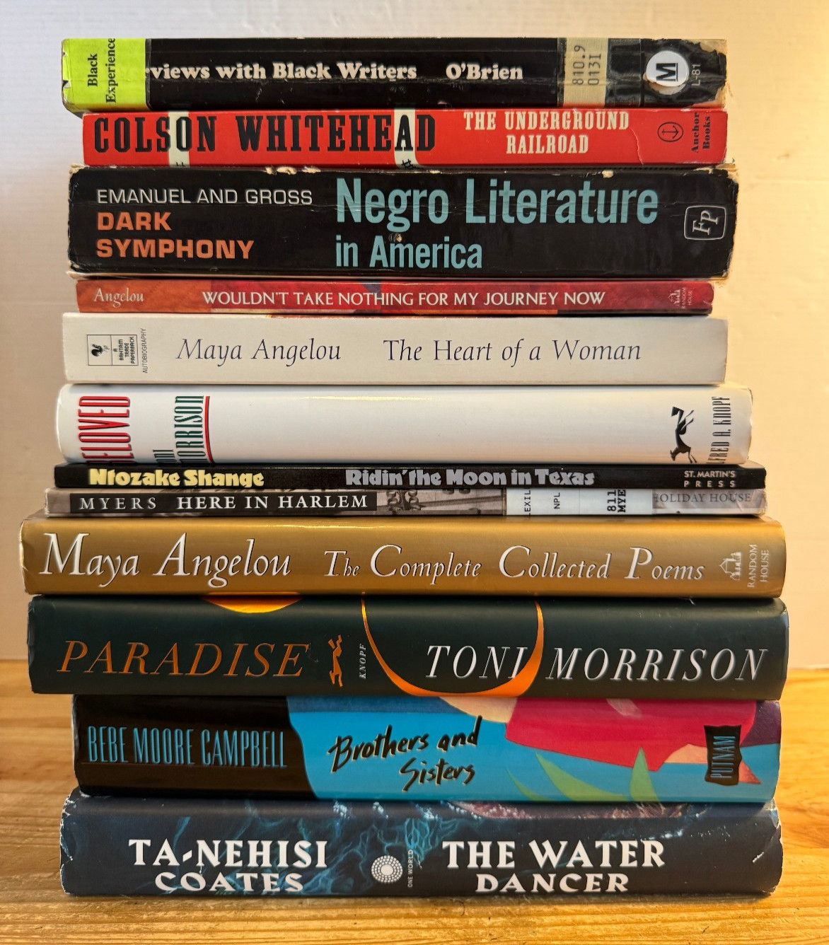 Black African American Literature Fiction Lot (27) Toni Morrison Langston Hughes