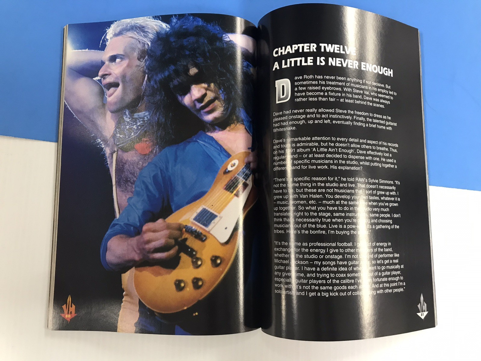 VAN HALEN Excess All Areas (1994) UK FAN BOOK by Malcolm Dome / 144 pages #808