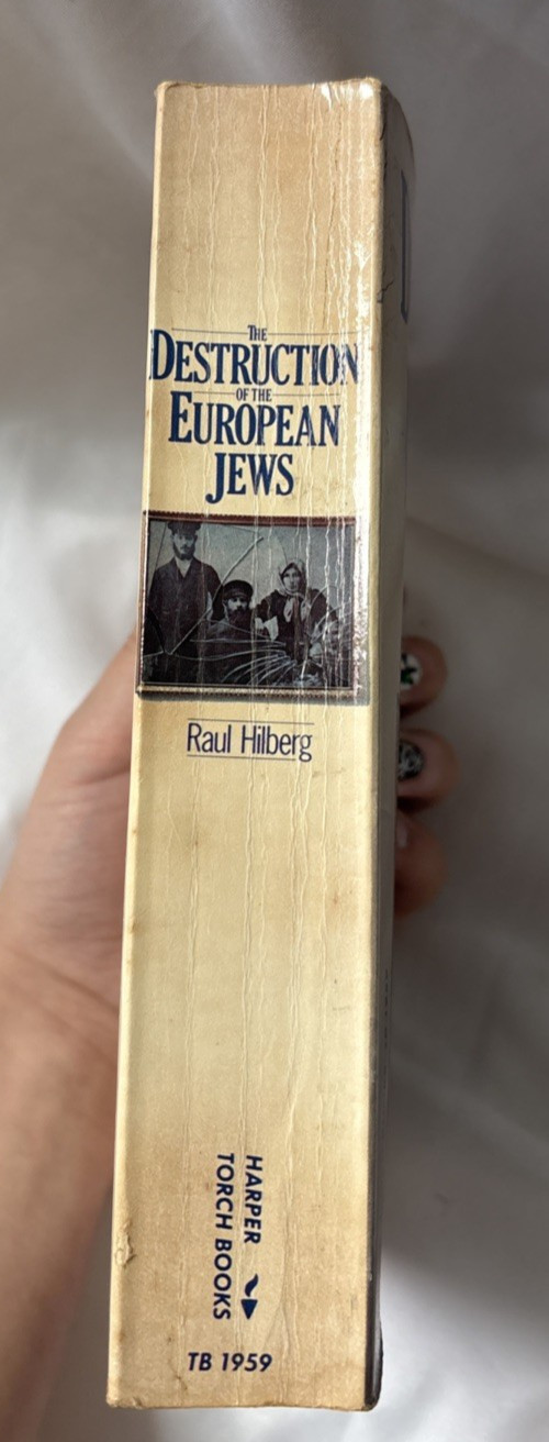 The Destruction of the European Jews 1961 Paperback