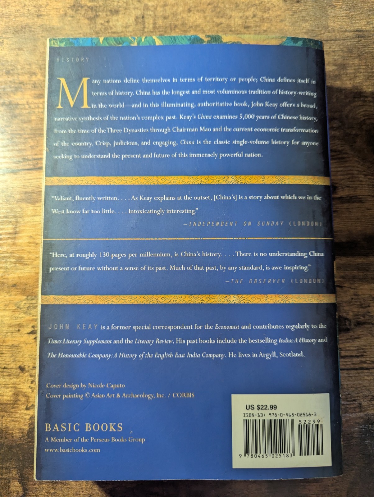A History of China John Keay Paperback Book 2009