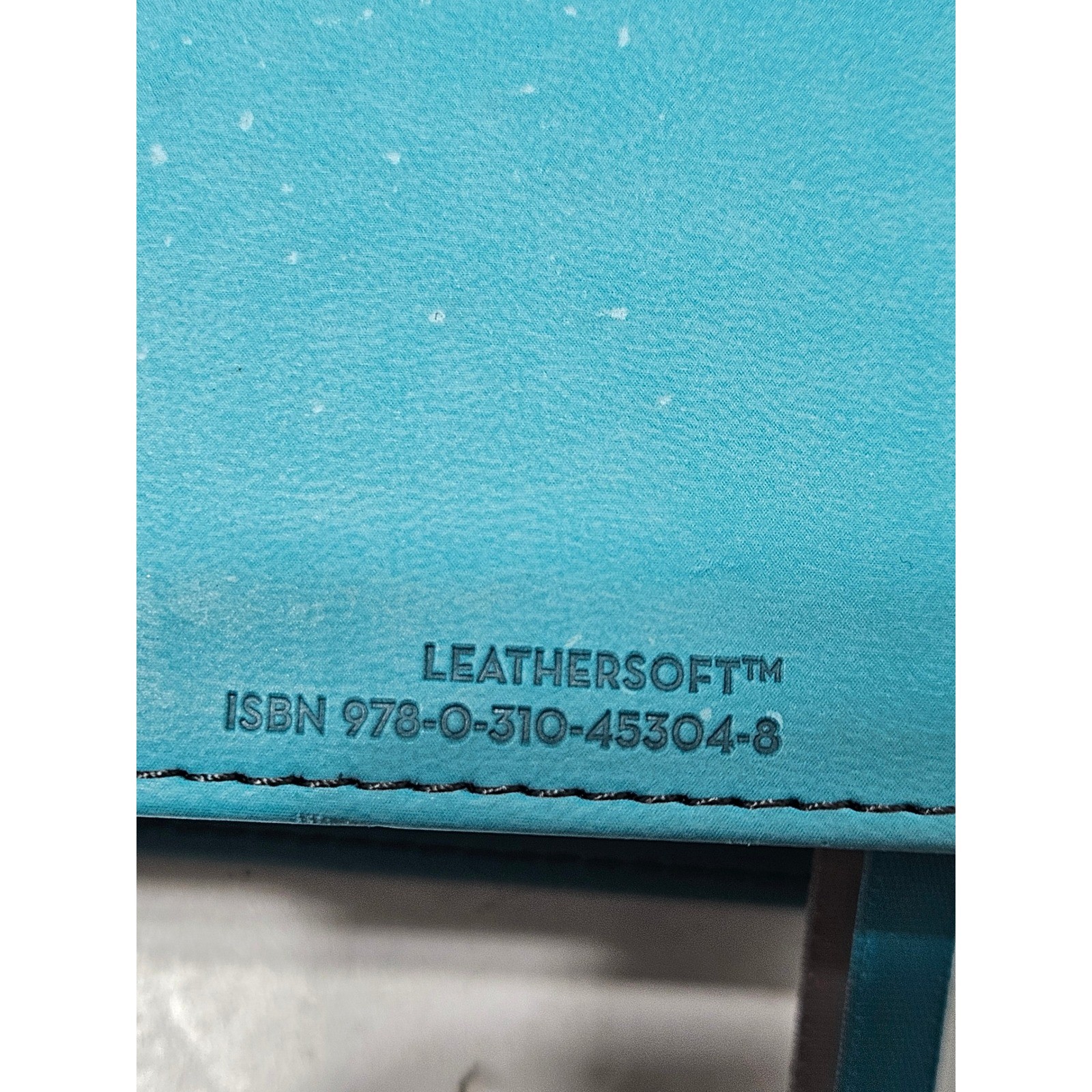 NIV Life Application Study Bible Zondervan Leathersoft Two-Tone Gray Teal