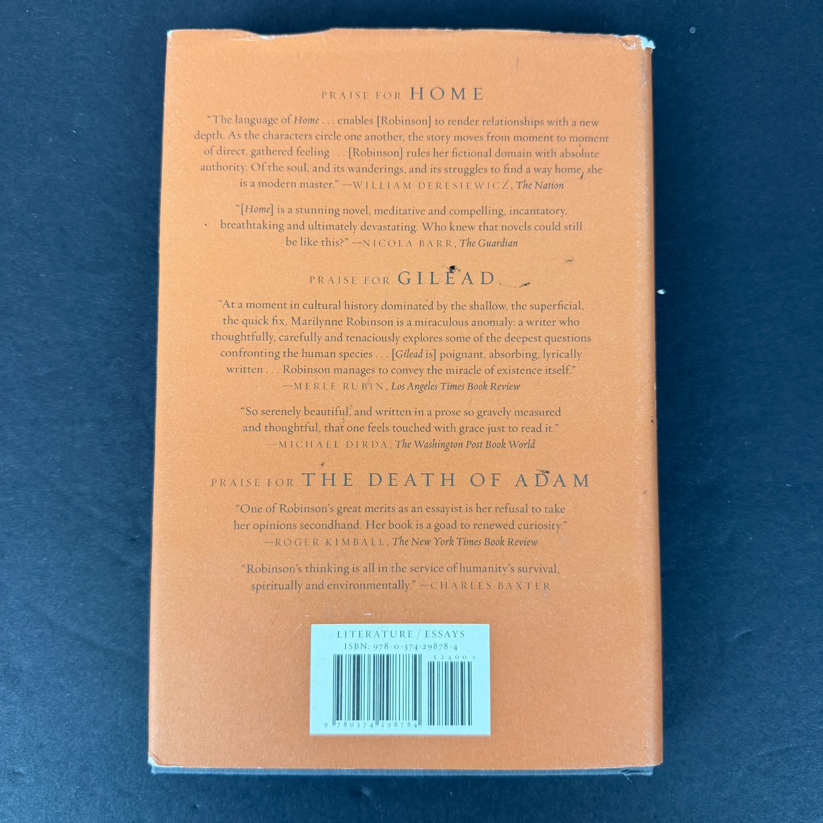 Marilynne Robinson, WHEN I WAS A CHILD I READ BOOKS *SIGNED* 2012 HCDJ 1ST.1ST.