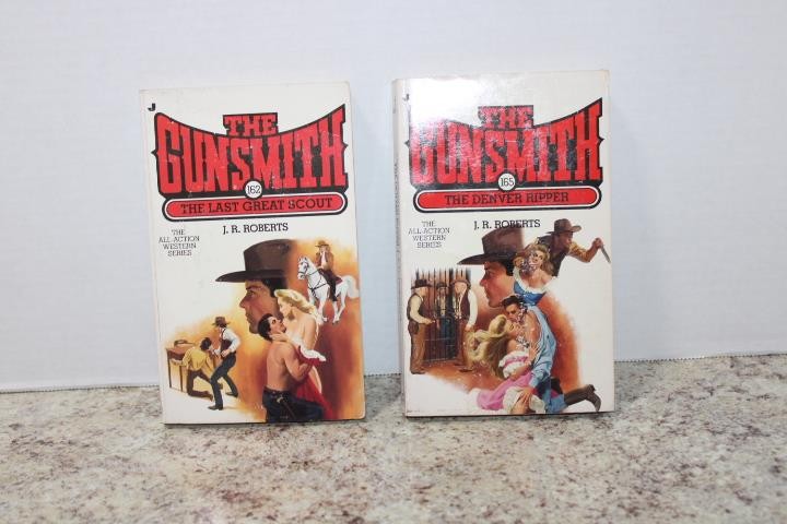 The Gunsmith Adult Western Romance Paperback Books by J R Roberts Lot of 21