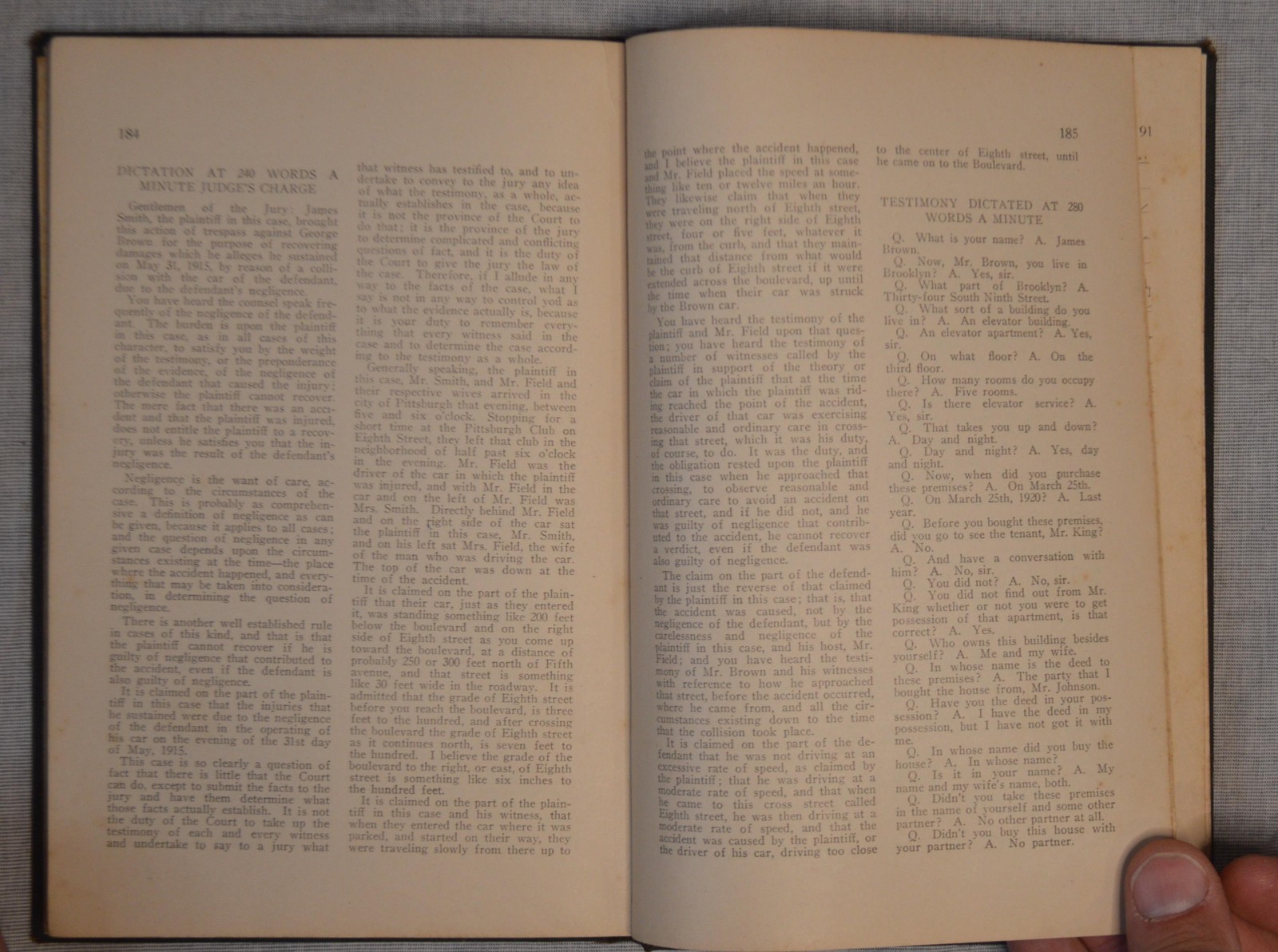 Caton Scientific Shorthand Book VTG Stenography 1922 Scientific Publishing
