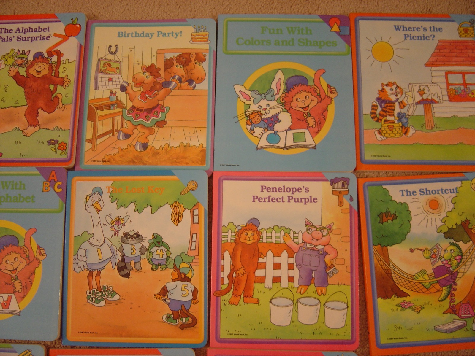 Lot of 21 Early World Of Learning Books by World Book