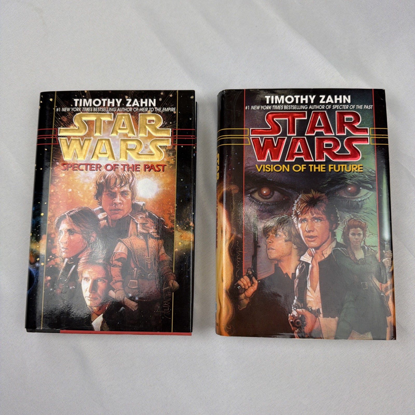 Star Wars Spectre of the Past Vision Future Zahn First 1st Edition Hardcover Set