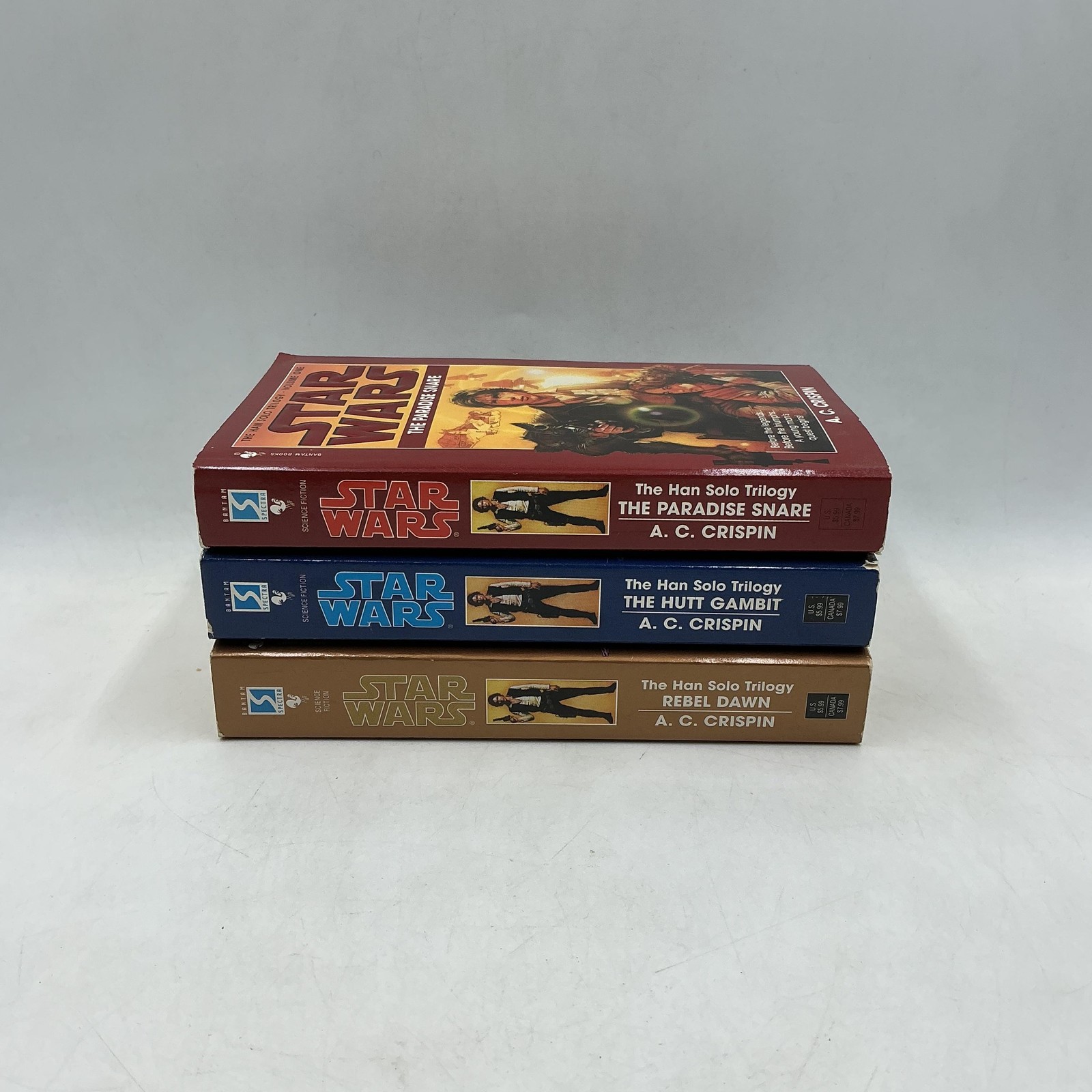 Star Wars: The Han Solo Trilogy A. C. Crispin Books Paperback 1997 3-Book Lot