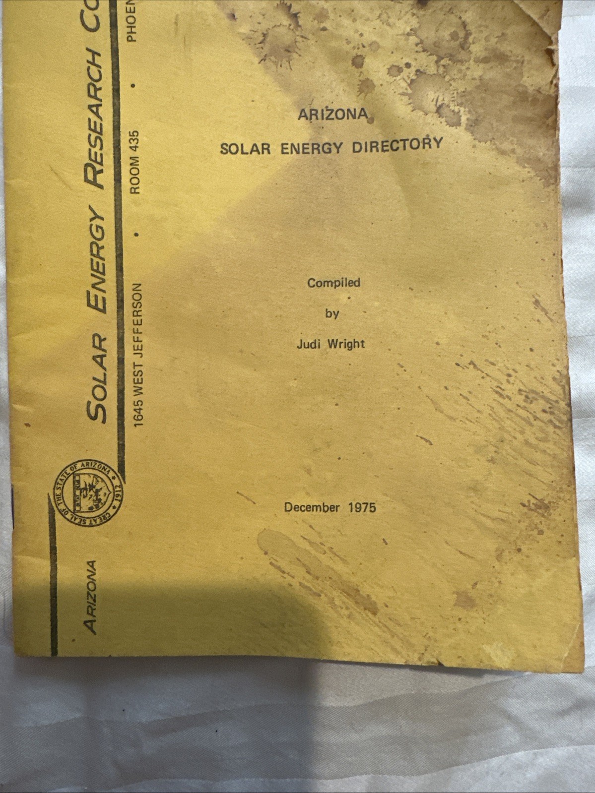 Solar Energy Research Commission Arizona Solar Energy Directory By Judi Wright