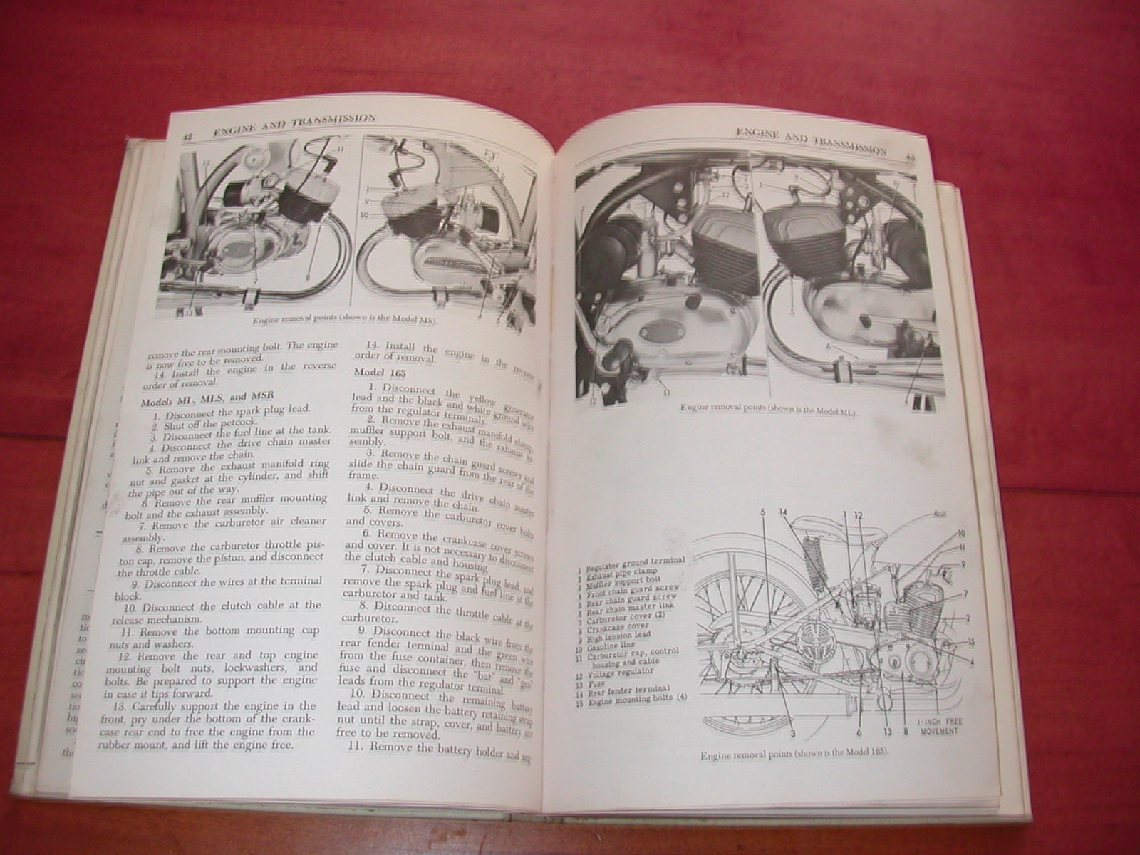 1947 1972 HARLEY DAVIDSON SINGLES MOTORCYCLE CHILTON SERVICE REPAIR MANUAL TUNE