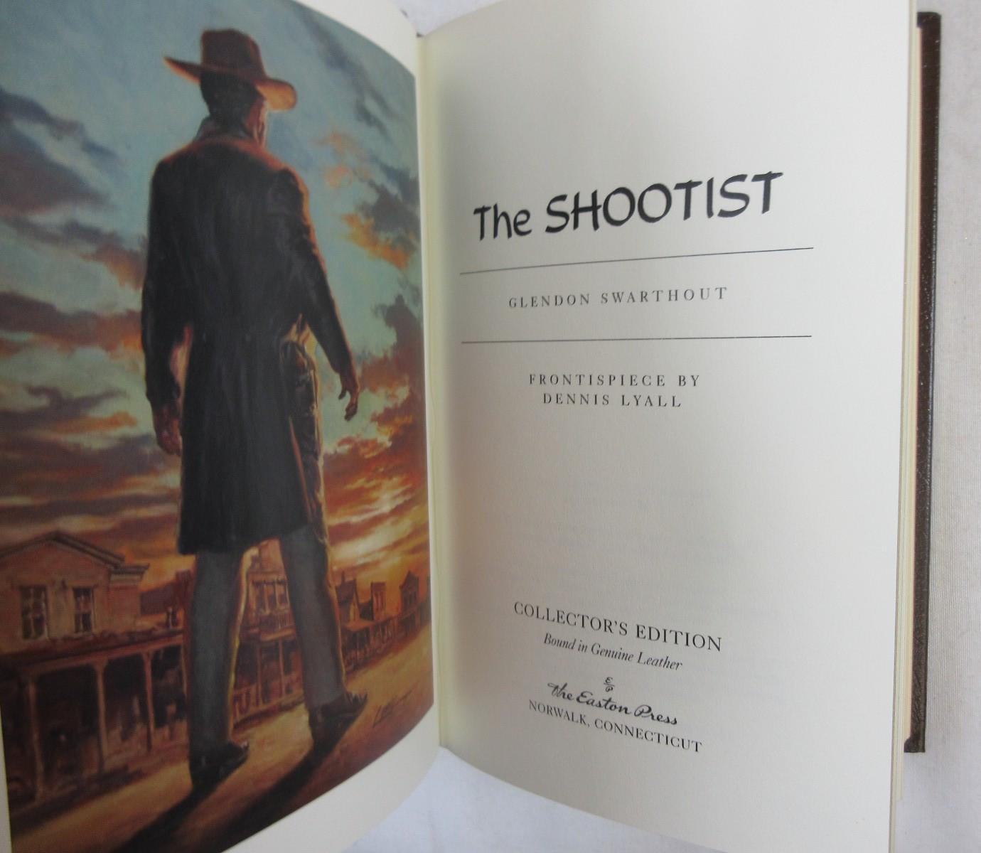 „The Shootist“ Glendon Swarthout 2017 Leather-bound Easton Press Collector’s ED