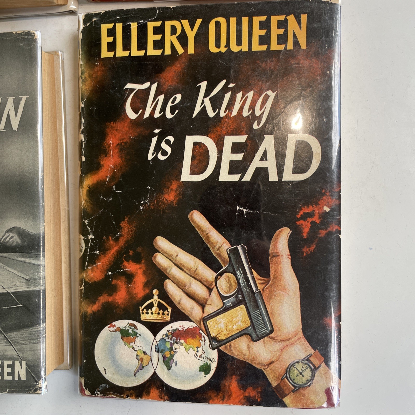 Lot Of 6 Vtg Ellery Queen Mysteries HC/DJ GOOD 1930s, ‘40s, 50s Publications